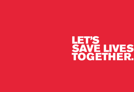 Brand Let's save lives together.