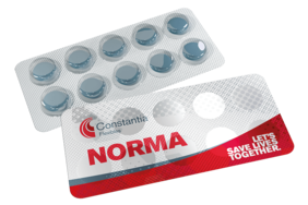 Flexible pharma packaging lidding foil for blister packaging